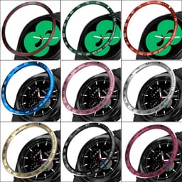 image-UIENIE Stylish Bezel Ring for Samsung Galaxy Watch 4 Classic 46mm - Unique Design