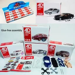image-GRAPMAN Mini Assemble Cars - Fun Toy for Creative Play - 1:87 Vehicle Set