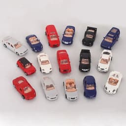image-GRAPMAN Mini Assemble Cars - Fun Toy for Creative Play - 1:87 Vehicle Set