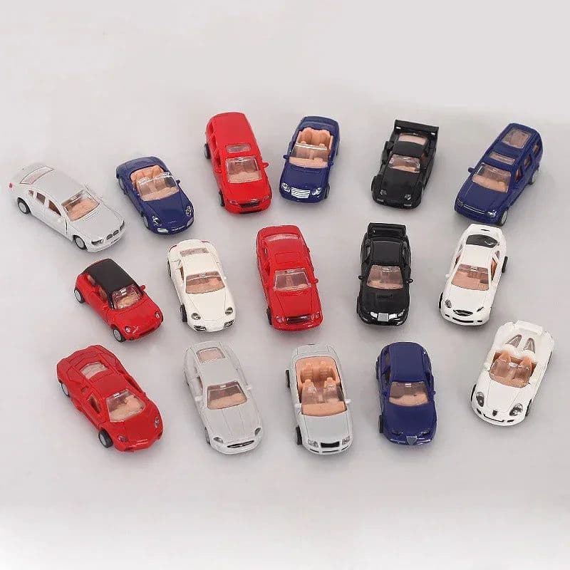 image-GRAPMAN Mini Assemble Cars - Fun Toy for Creative Play - 1:87 Vehicle Set