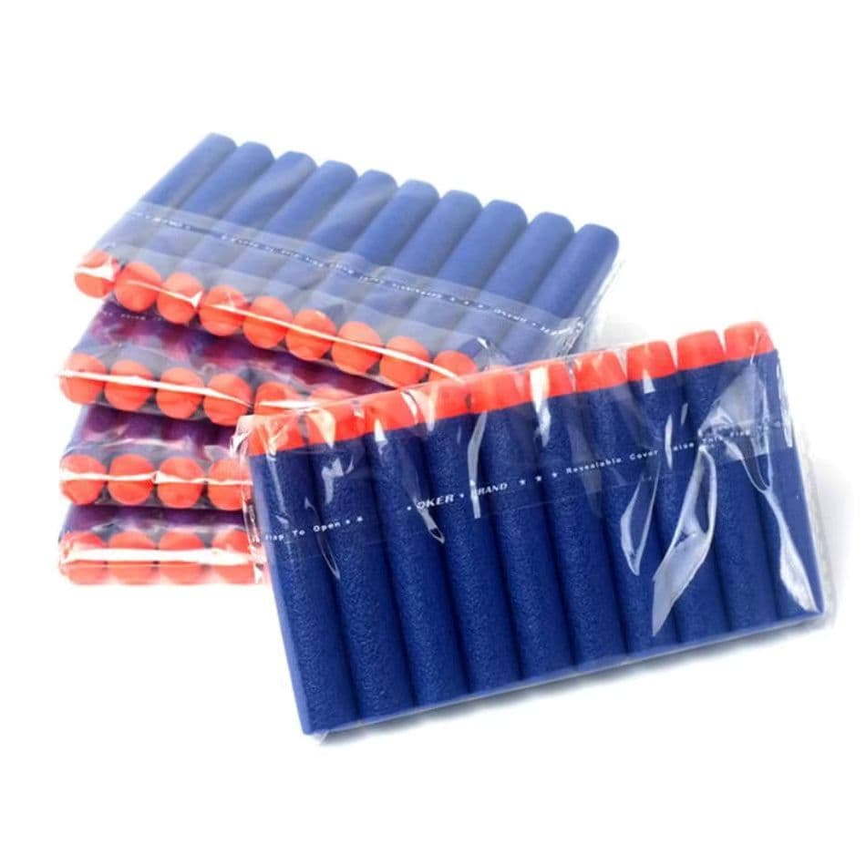 image-SYSTECH EVA Soft Toy Bullets - CE Certified Foam Darts for Nerf Guns