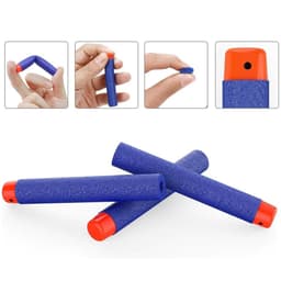 image-SYSTECH EVA Soft Toy Bullets - CE Certified Foam Darts for Nerf Guns