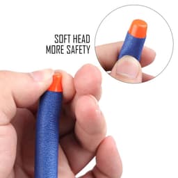 image-SYSTECH EVA Soft Toy Bullets - CE Certified Foam Darts for Nerf Guns