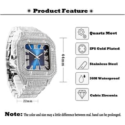 image-MISSFOX Quartz Wristwatch - Stylish Stainless Steel Design - 3Bar Waterproof