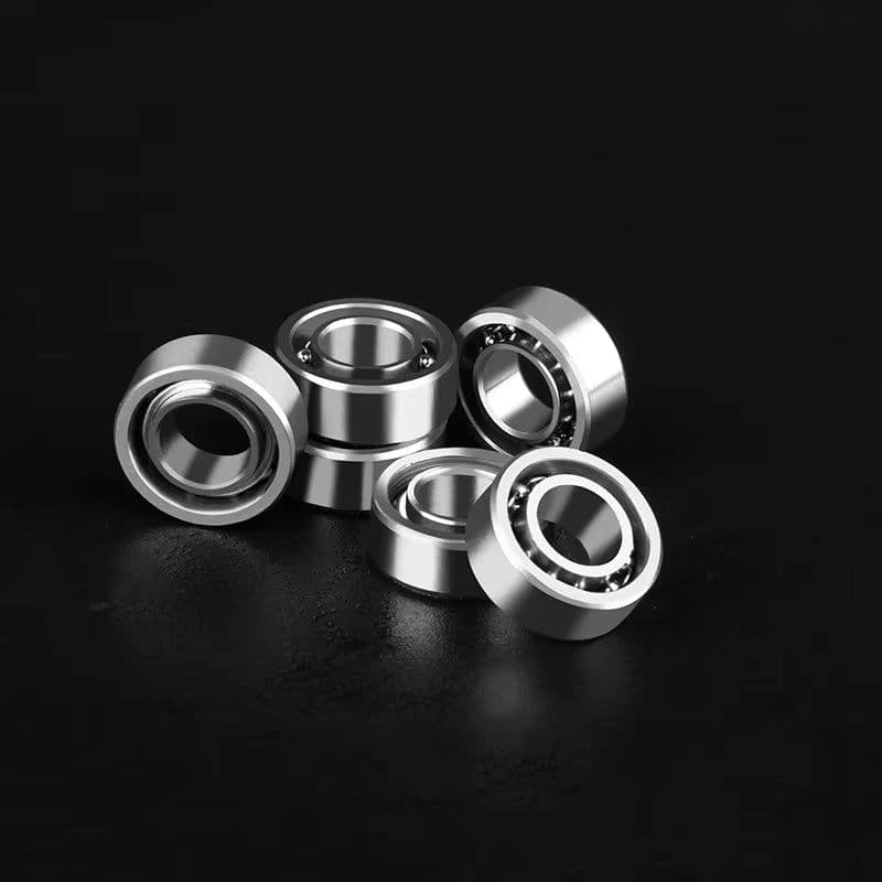 image-Fradoo 5pcs Stainless Steel R188 Mute Bearings for Smooth Fidget Spinning