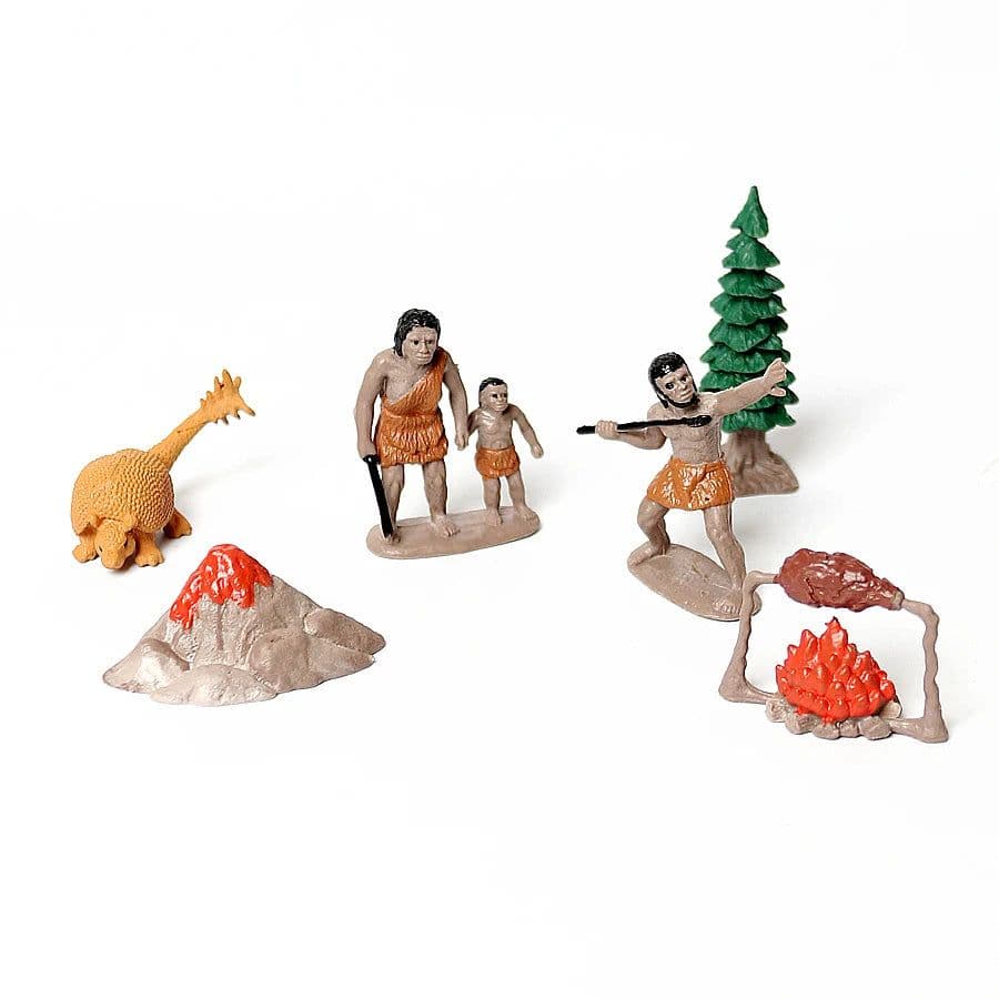image-SamKaLa Evolutionary Human Models - Educational Prehistoric Figurine Set