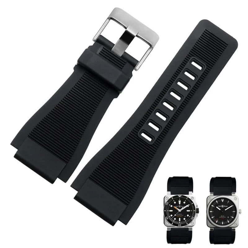 image-Stylish Watchband with Stainless Steel Buckle for Traditional Watches
