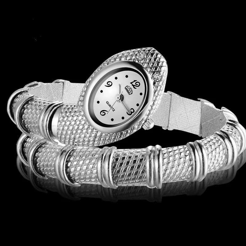 image-SOXY Luxury Gold Snake Watch - Fashionable Bracelet Style for Women