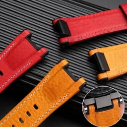 image-ZETHYDUM Premium Leather Watchband - Customisable Length & Design
