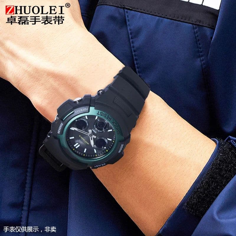 image-Zhuolei Silicone Watchband - Stylish & Durable Replacement for Traditional Watches