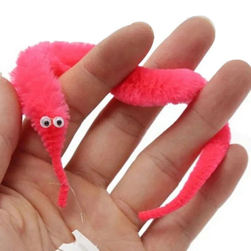 image-Twisty Worm Magic Toys - Easy-to-Use Fuzzy Party Favors for Kids