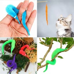image-Twisty Worm Magic Toys - Easy-to-Use Fuzzy Party Favors for Kids