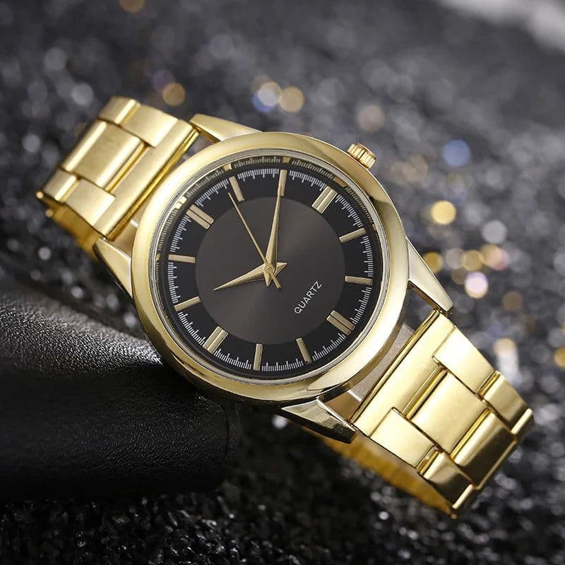 image-HEZHUKEJI Quartz Watch - Stylish Design & Precision - Analog Wristwatch