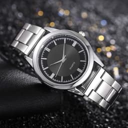 image-HEZHUKEJI Quartz Watch - Stylish Design & Precision - Analog Wristwatch