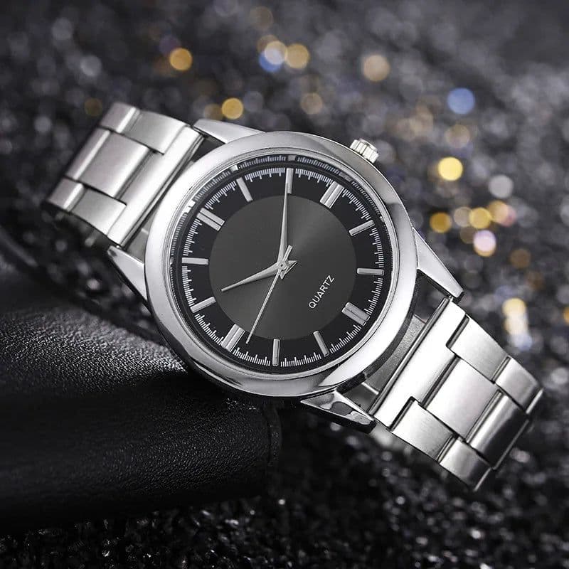 image-HEZHUKEJI Quartz Watch - Stylish Design & Precision - Analog Wristwatch