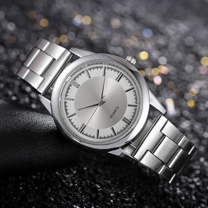 image-HEZHUKEJI Quartz Watch - Stylish Design & Precision - Analog Wristwatch