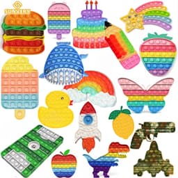 image-SUNVERY Anti-Stress Fidget Toys - Fun Bubble Relief for Kids