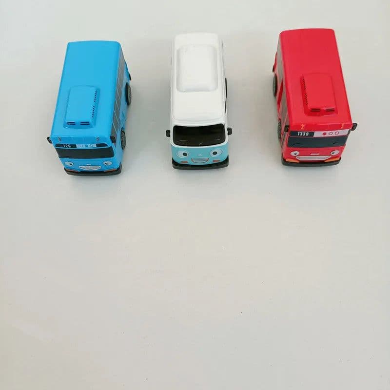 image-HZFZ 9cm Tayo the Little Bus Colourful Plastic Toy Car Set for Kids
