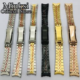 image-miuksi Stainless Steel Watchband - 20mm Lug - Durable & Stylish Accessory