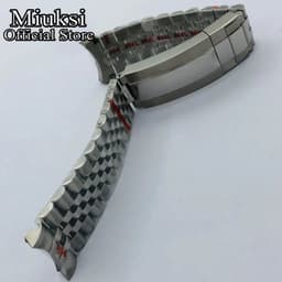 image-miuksi Stainless Steel Watchband - 20mm Lug - Durable & Stylish Accessory