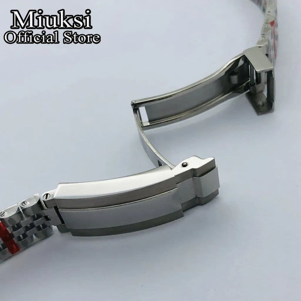 image-miuksi Stainless Steel Watchband - 20mm Lug - Durable & Stylish Accessory