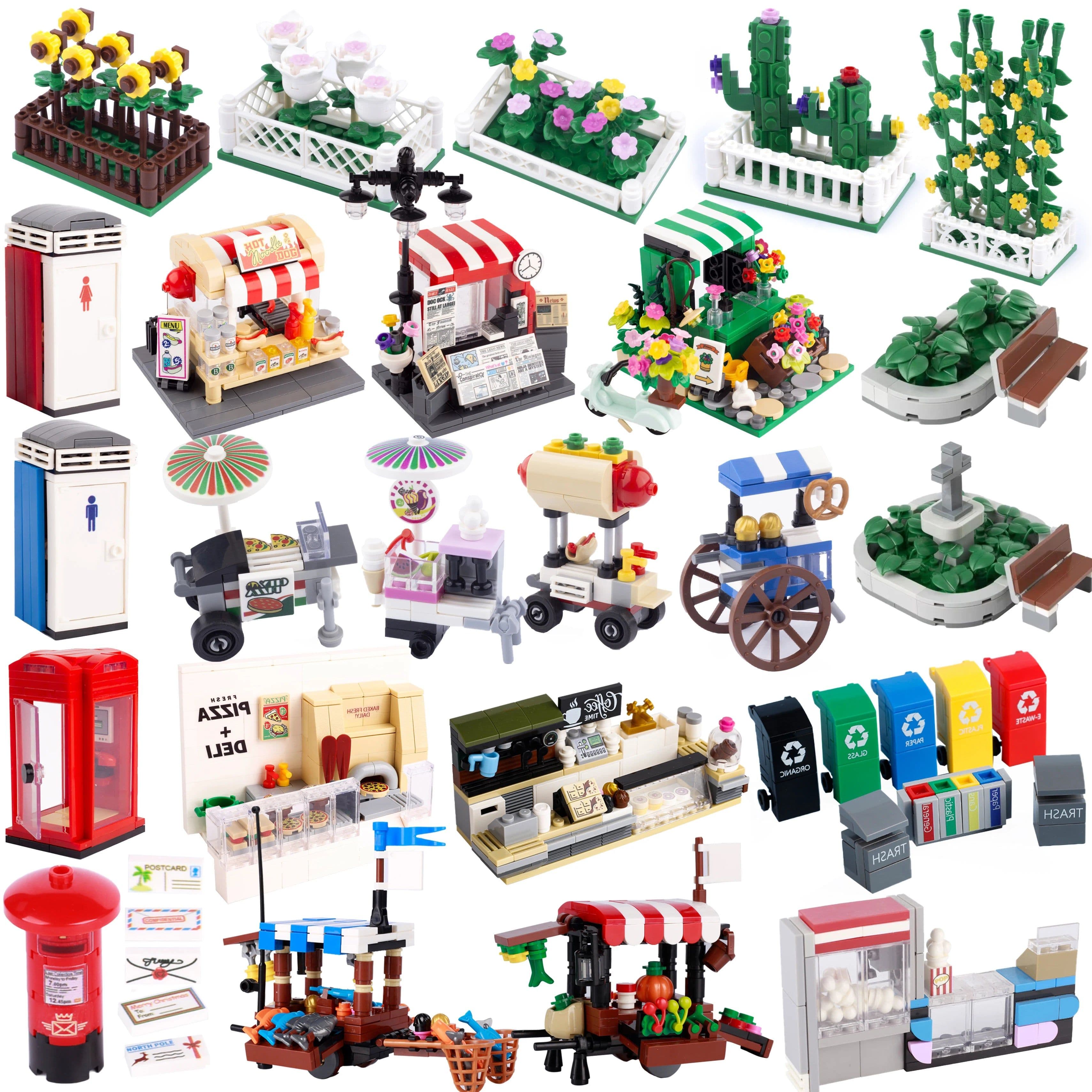 image-BRICKPANDA Mini City Model Building Blocks - Fun DIY Toy for Kids