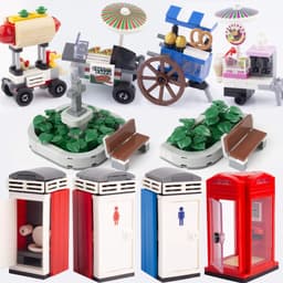 image-BRICKPANDA Mini City Model Building Blocks - Fun DIY Toy for Kids