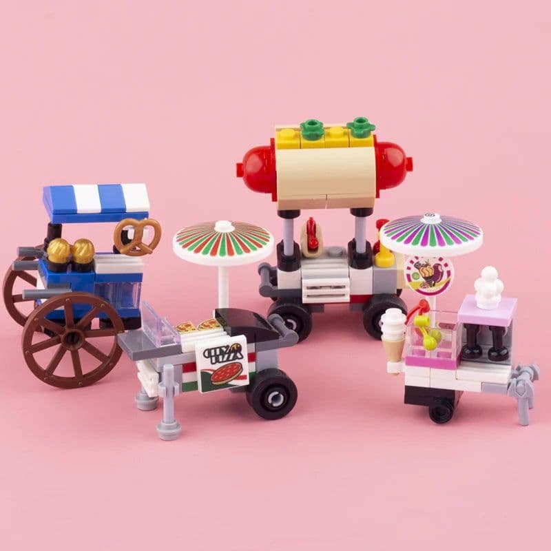 image-BRICKPANDA Mini City Model Building Blocks - Fun DIY Toy for Kids