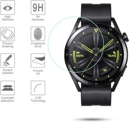 image-Tempered Glass Screen Protectors - 9H Scratch-Proof for Huawei Watch GT 3