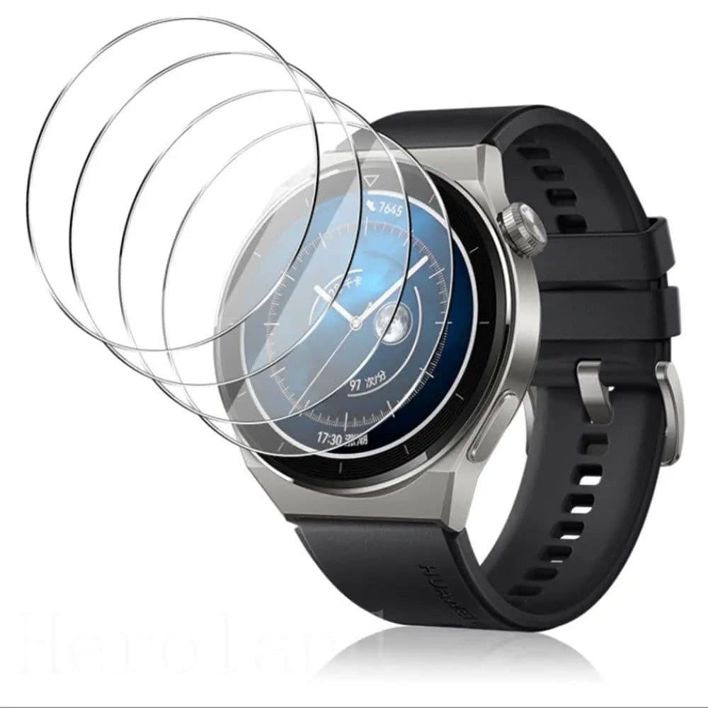 image-Tempered Glass Screen Protectors - 9H Scratch-Proof for Huawei Watch GT 3