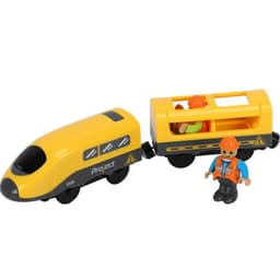 image-Electric Train Set for Wooden Railway - Fun Gift for Children