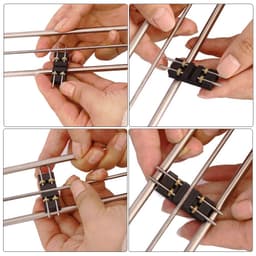image-TERAYSUN HO 1:87 Train Treadmill Wheels for Locomotive Test Stands