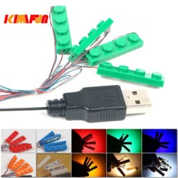 image-KIMIFUN USB LED Lights for LEGO Sets - Easy Installation & Fantastic Illumination