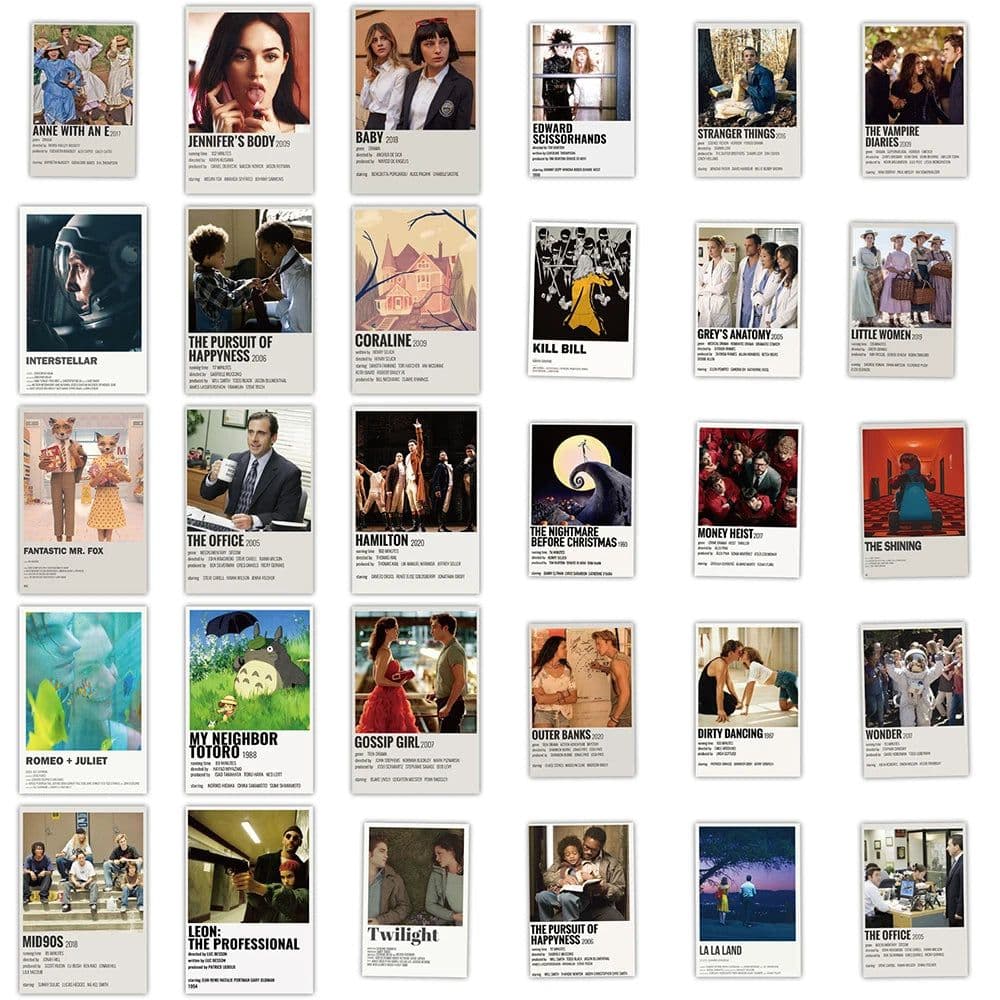 image-Anime Classic Movie Stickers - Waterproof Decoration for Luggage & Notebooks