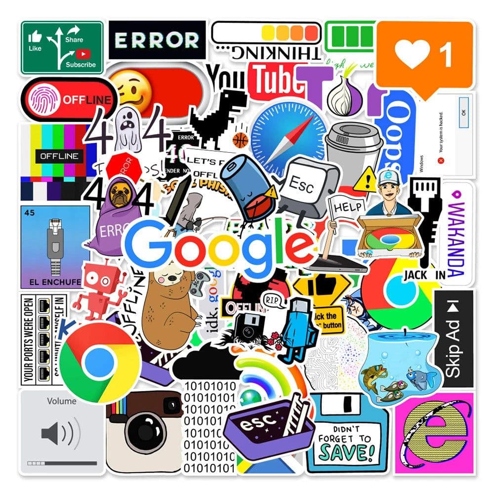 image-MINISO Waterproof PVC Stickers – Durable Aesthetic Designs for All Uses