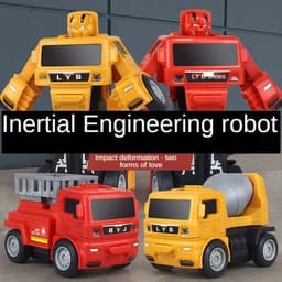 image-Transforming Robot Truck Toys for Kids - Fun Educational Gifts