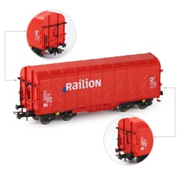 image-Evemodel Customisable Boxcar - 1:87 Scale HO Model for Rail Transport