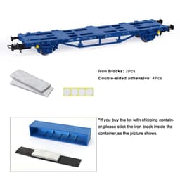 image-Evemodel HO Scale Flat Car - Custom Logo Option for Train Enthusiasts