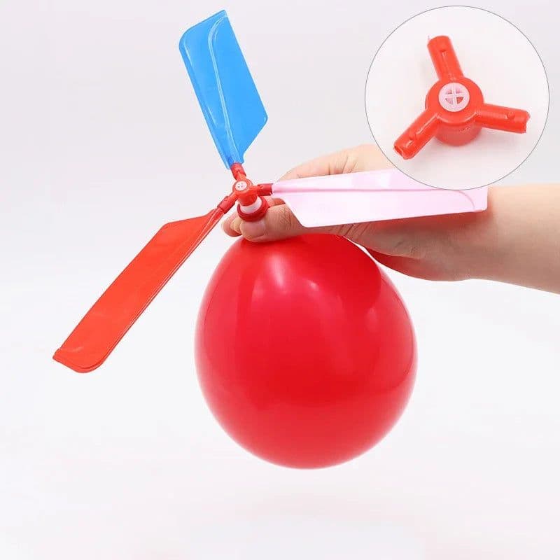 image-Creative Helicopter Balloon Toys - Educational Fun for Kids' Birthdays