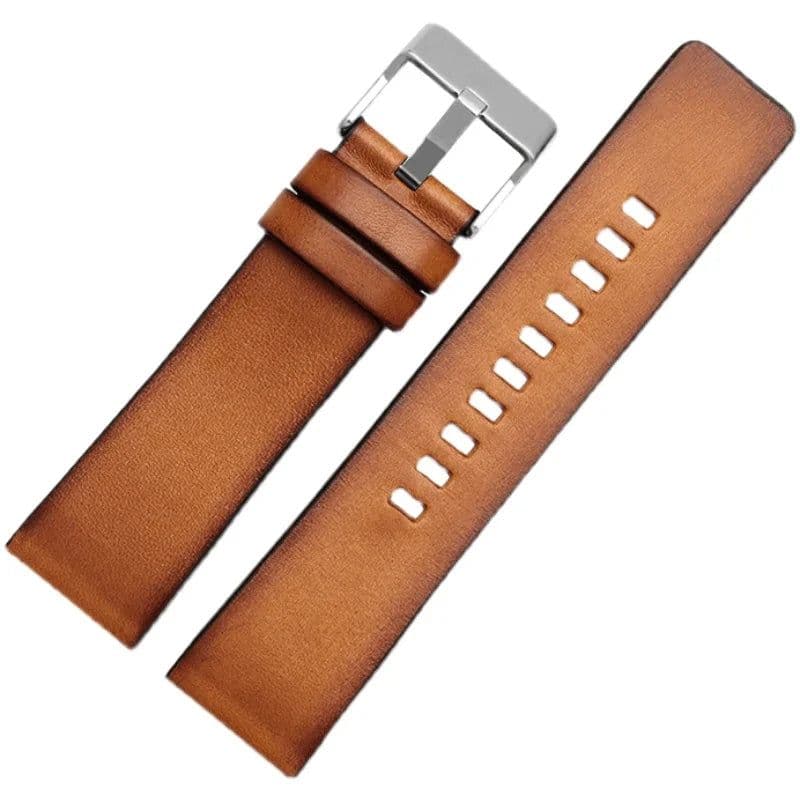 image-Zhuolei Premium Cow Leather Watchband - Durable & Customisable - DS001