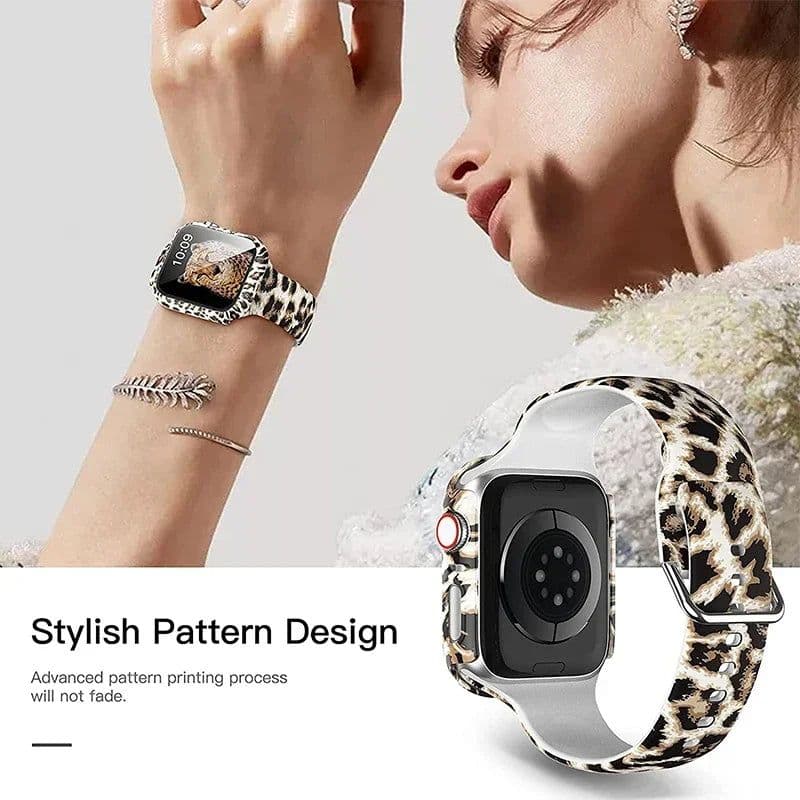 image-Mptionx Silicone Sport Bands for Apple Watch Series 1-7 - Stylish & Durable