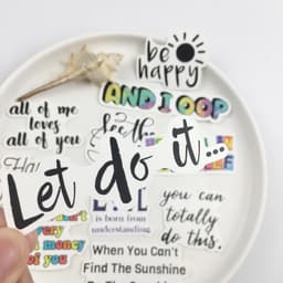 image-Motivational Phrases Stickers - Inspirational Quotes for Laptops & Scrapbooking