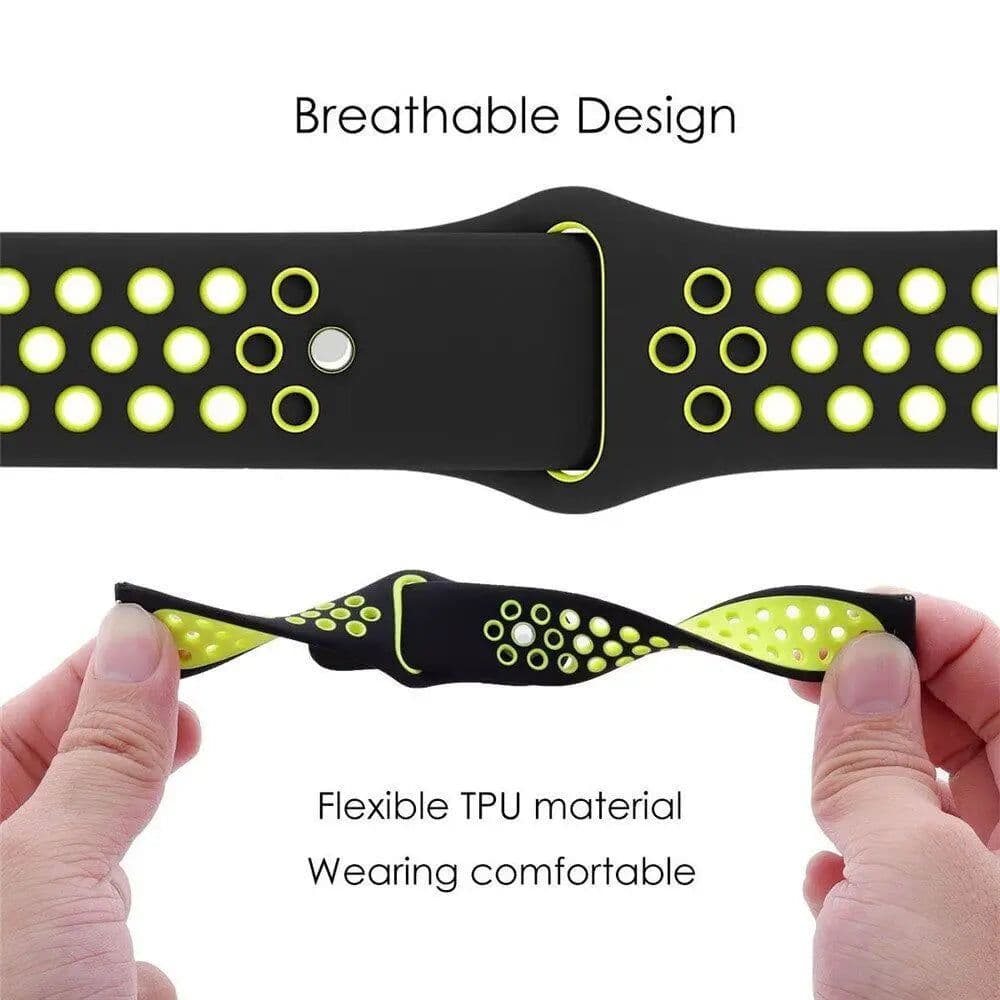 image-Jansin Waterproof Silicone Strap for Haylou Solar LS05 - Comfortable Watch Band