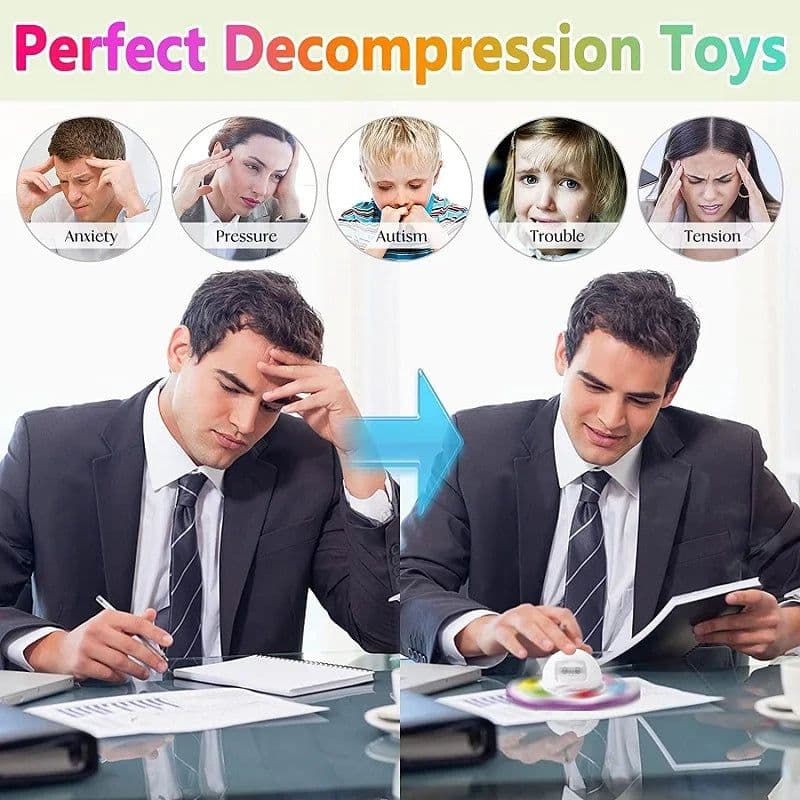 image-MEADE Antistress Spinner Toy for Anxiety Relief & Sensory Fun