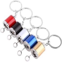 image-MEADE Metal Anti-Stress Fob Keyring - Creative Car Gear Fidget Toy