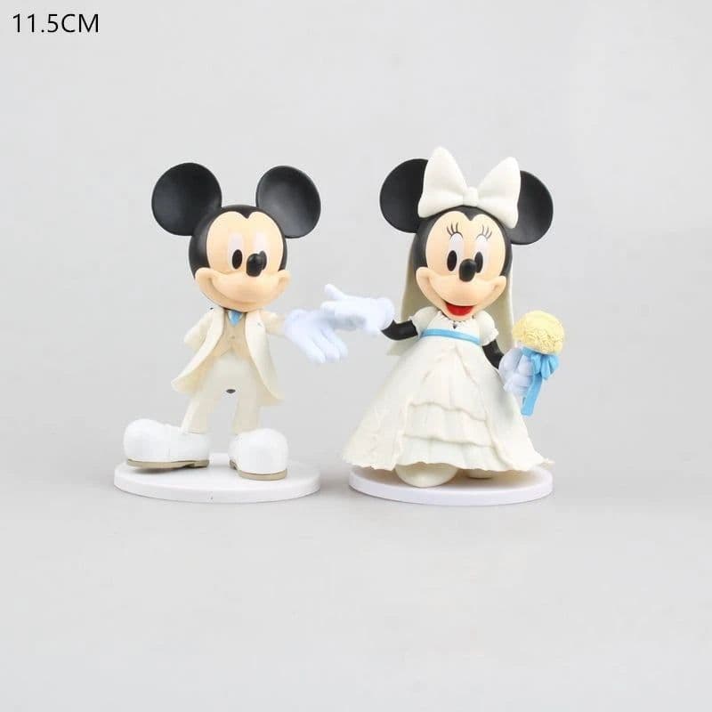image-MINISO Cartoon Action Figures - Kawaii Mickey & Donald Duck Toy Decor