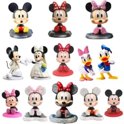 image-MINISO Cartoon Action Figures - Kawaii Mickey & Donald Duck Toy Decor
