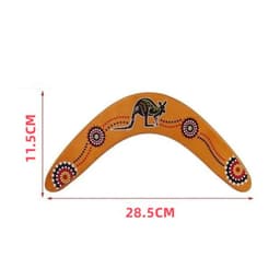 image-MEADE Wooden Boomerang Toy - Interactive Game for Family Fun Outdoors