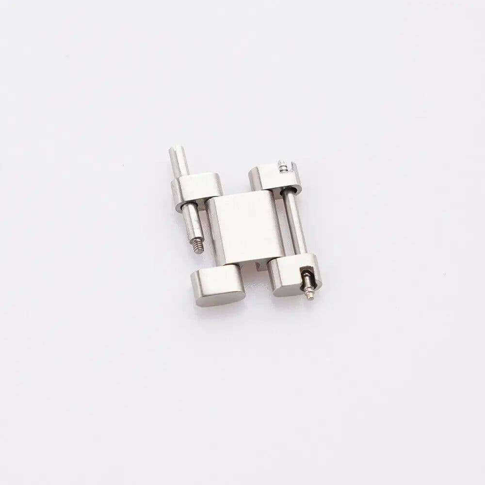 image-CARLYWET Stainless Steel Watchband - Secure & Stylish 16mm Connector