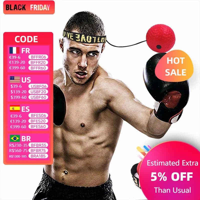 image-MEADE Reaction Ball - Train Agility & Speed - Boxing & MMA Equipment